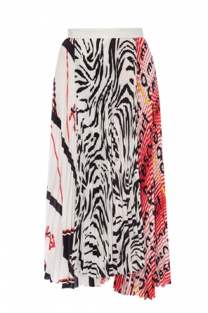 Pleated skirt with stripes, zdjęcie 1 Pleated skirt with stripes od MSGM